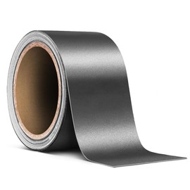 VViViD Charcoal Matte Metallic Air-Release Adhesive Vinyl Pinstripe Tape Roll (2 Inch x 20ft)