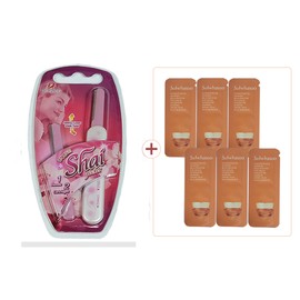 Dorco Shy Pocket Eyebrow Razor x 1 + Sulwhasoo Concentrated Ginseng Renewing Eye Cream 1ml x 6 / 도루코 샤이포켓 눈썹면도기 1개 + 설화수 자음생아이크림 1ml 6장
