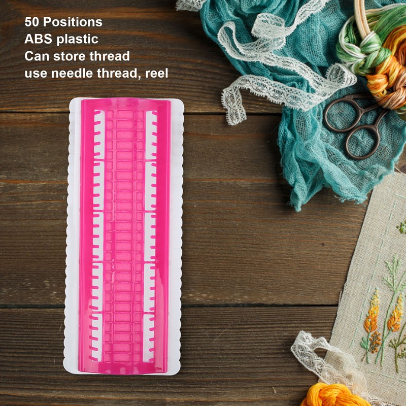 50 Positions Floss Organizer Prevent Knots Portable Floss Organizer Cross