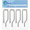 UpStart Components 4-Pack BBQ Gas Grill Tube Burner Replacement Parts