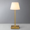 VISDANFO Wireless Touch Table Lamps (Gold + White PE Plastic