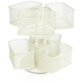 Nifty Cosmetic Organizing Carousel, Cream