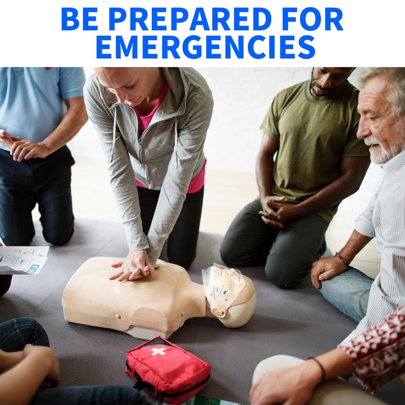 CPR Face Shield with Keyring (6 Pack), CPR Pocket Mask