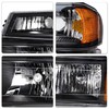 SOCKIR 4pcs Headlight Assembly Compatible with 04-12 Chevy Colorado /