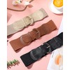 SATINIOR 3 Pieces Women Wide Belt for Dress Women Dress