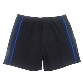 A677 Men's Plus Size Sports Swim Trunks - Boxer Style Hot Spring Swimwear up to 6XL 180-220/088 Blue 10ea