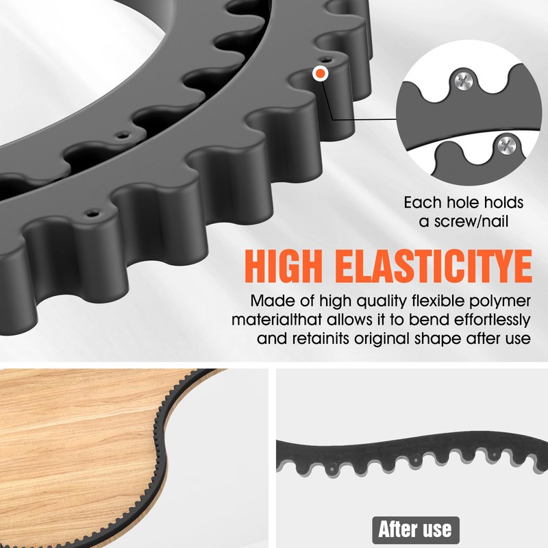 Router Templates for Woodworking, 39" Plastic Profiling Strip & Edge