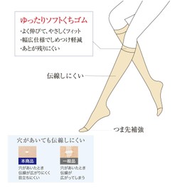 Gunze SABRINA Women's Short Stockings, Difficult to Run Out, Beautiful Transparent, Below the Knee Length, 3 Pairs, Black