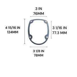 FRAMING AIR NAILER HEAD CAP GASKET 2 PC REMPLACEMENT PART FN2183,2183,GENERIC,