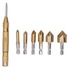 Chamfer Drill Bit Hex Shank 5 Flute Countersink Hole Opener