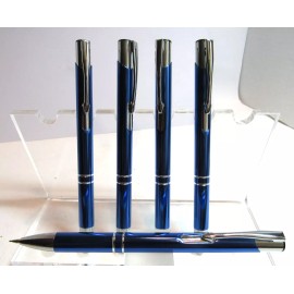 terzetti LOT OF 5 TERZETTI ARROW METAL MECHANICAL PENCIL -.7mm BLUE/CT