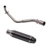Unbranded Exhaust System Headers Muffler Pipe Low Mount For Honda