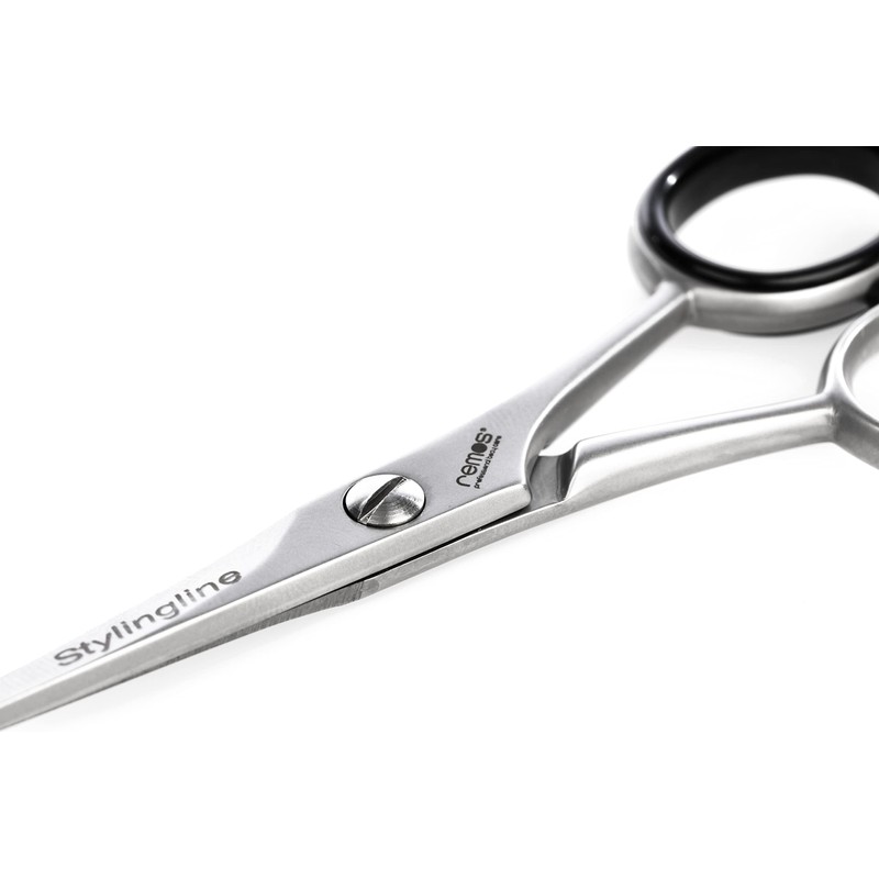 Remos Hair Scissors Stainless Steel with Serrated Blade and Hook