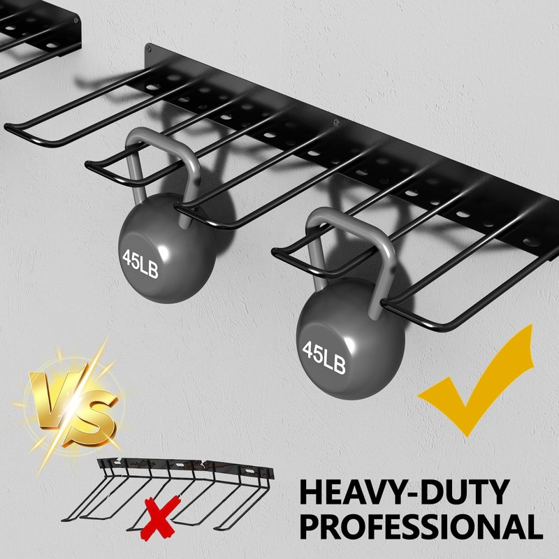 RacKeaLsi 2 Pack Drill Holder, Power Tool Organizer Wall Mount,