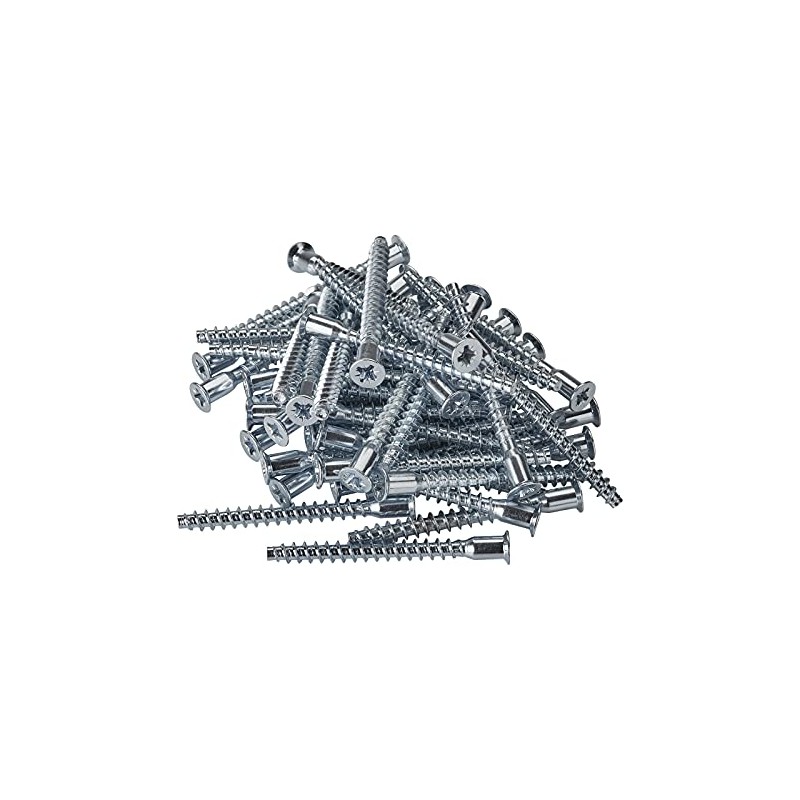 Confirmat Screws Phillips PZ2 5 x 50 mm Countersunk Head