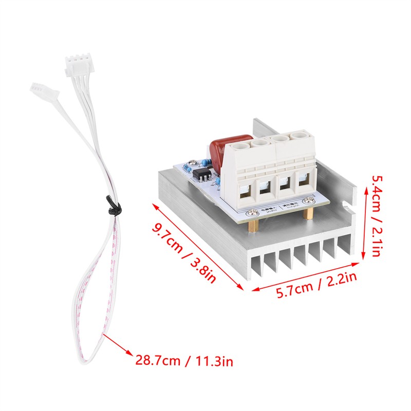 10000W SCR Digital Voltage Regulator Speed Control Dimmer Thermostat AC