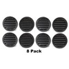 3" Round Plastic Louver Soffit Air Vent Reptile Screen Grille
