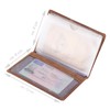 Greenburry Vintage Men's ID Card Holder Leather Wallet Brown 12