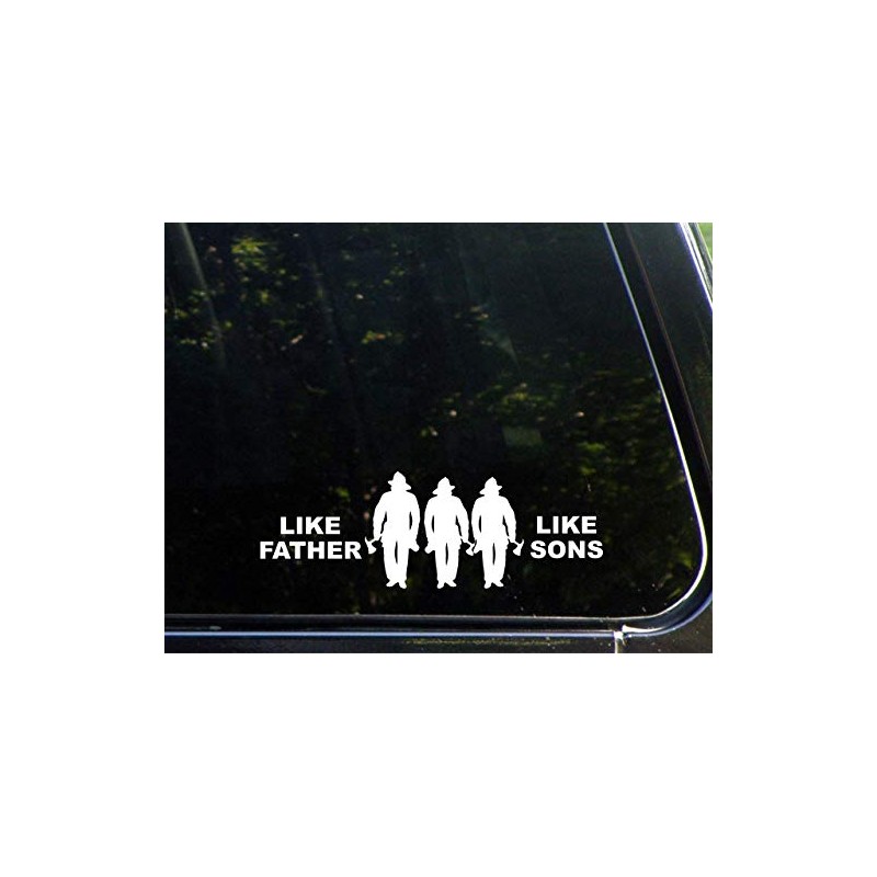 Diamond Graphics Like Father Like Sons Firefighter (8-3/4" X 3")