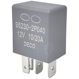 3-Pack 95230-2P040 Relay – 20A 12VDC 5-Pin SPDT Automotive Relay Compatible with Hyundai/Kia Vehicles (20152023) Fixes Fuel Pump Failures, Pack Light & P0690/P0642 Error Codes