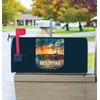 Helsinki Finland Sunset Cityscape Design Souvenir Magnetic Mailbox Cover