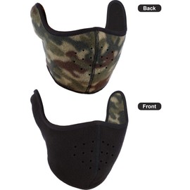 Zhehao 3 Pieces Winter Mask Windproof Ski Face Mask Half Face Mouth Warmer for Ski Bicycle Cycling Motorcycle (Black)