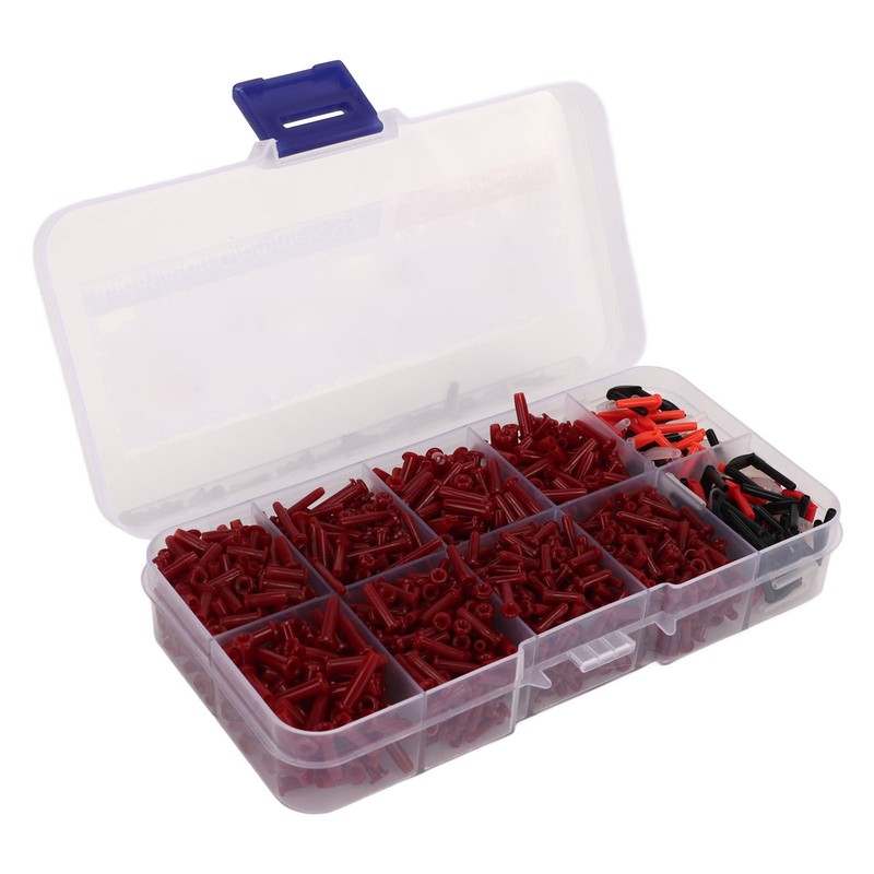 POWERTI 1500Pcs 1 Box Badminton Racket Racquet Grommets Eyelets Replacement