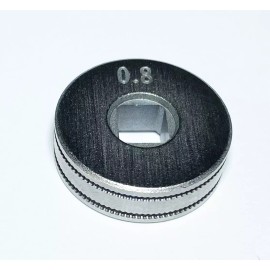 USWELD Drive Rolls For Lincoln Handy Core 11059, MIG-Pak HD 11062 MIG Flux Core Wire - 1-PK Knurled Groove .030/.035