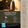 Gya Labs Lotus Essential Oil for Diffuser - 0.34 Fl