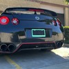 NAROWAN Silicone Back Guard License Plate Frame Green Mirror Chrome
