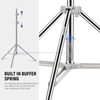 NEEWER Upgraded 75"/190cm Light Stand Stainless Steel Spring Loaded, Foldable