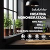 Creatina Monohidratada 100% Pura - 500g - 100 Porciones -