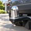 50mm Chrome Tow Ball Cover, Push-On Plastic Trailer Hitch Ball