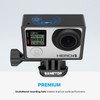 Sametop Frame Mount Housing with Lens Cover Compatible with GoPro