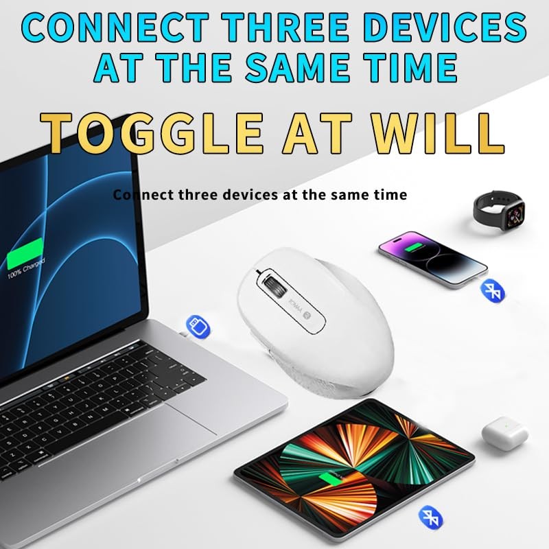 JOMAA Wireless + Bluetooth AI Mouse Smart Voice Mouse Support