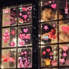 Mauts 9 Sheet Valentines Day Decor,Gnomes Valentines Window Clings, Reusable
