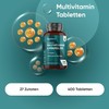Multivitamin Tablets, 400 Vegan Pieces with 27 Vitamins and Minerals,