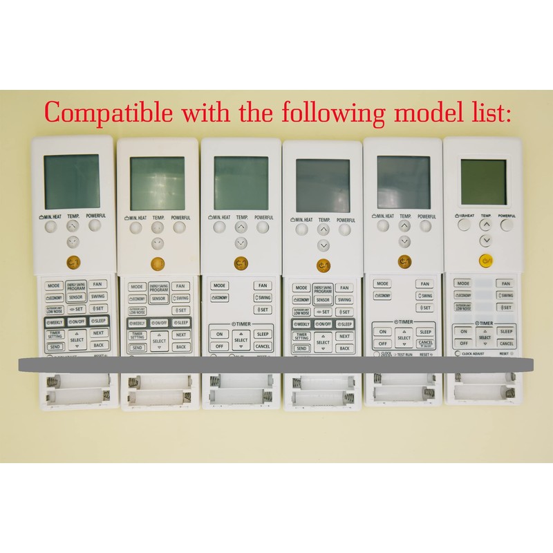 Compatible with Fujitsu Air Conditioner Remote Control AR-RED1U ARRED1U AOU9RLS2