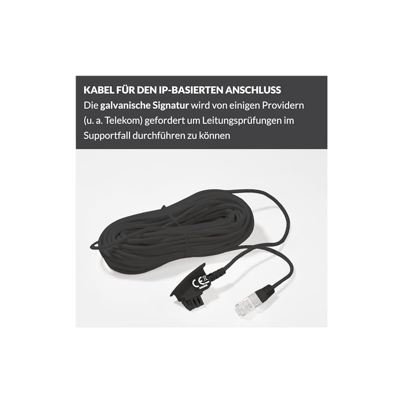 COXBOX 4.25 m DSL Cable Fritzbox, Speedport, Easybox - TAE