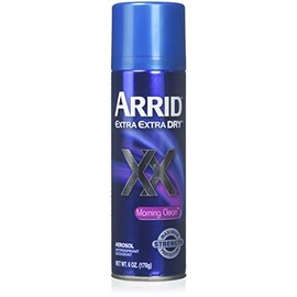 Arrid ARRID XX Anti-Perspirant Deodorant Spray, Morning Clean 6 oz (Pack of 6)