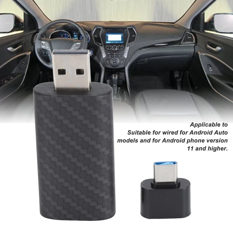 Wireless USB Dongle Adapter for Android Auto Wired to Wireless