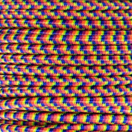West Coast Paracord Marine Grade Shock Cord 1/4-inch - Lengths up to 1000 feet - Made in USA (10 Feet, Kaleidoscope)