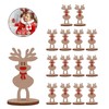 Povxlum 15Pcs Christmas Freestanding The Red Nosed Reindeer Place Settings