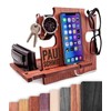 Docking Station Holz personalisiert – Männer Geschenk zum Geburtstag –