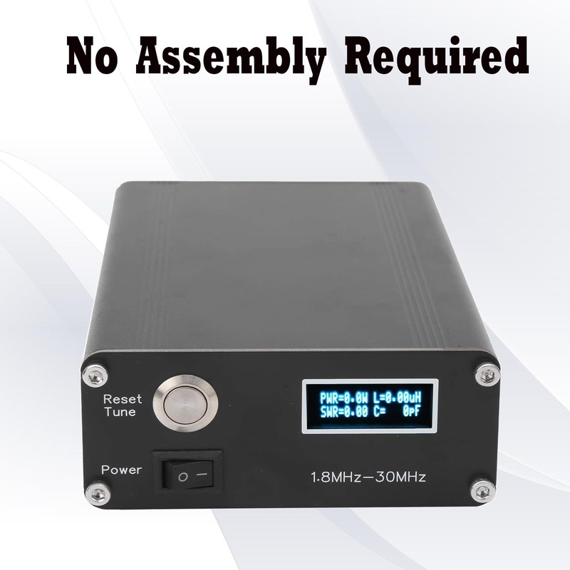 ATU-100 EXT Antenna Tuner for Ham Radio, GOOZEEZOO V3.2 1.8-55MHz