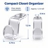 Cascading Clothes Hanger Connector Hooks for Closet Organization – 30