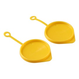 YYlingx 2PCS Windscreen Washer Fluid Reservoir Bottle Tank Cap Yellow Wiper Fluid Reservoir Tank Lid Cap Cover for Subaru Forester Car Accessories No.86615AA060