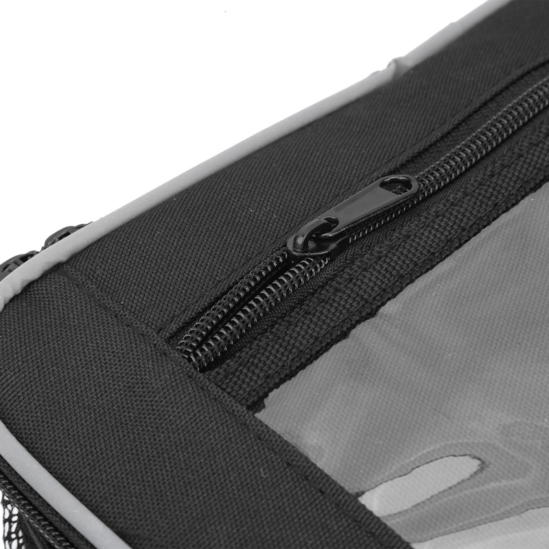 Mountain Bike Bicycle Handlebar Front Basket Bag with TPU Touchscreen