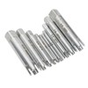 10 Pieces Tapping Extractor Set Hardened Alloy Steel Broken Screw