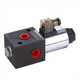 Hydraulic Solenoid Selector Diverter Valve for Directional Spool Flow Control (SAE 6, 24V DC)